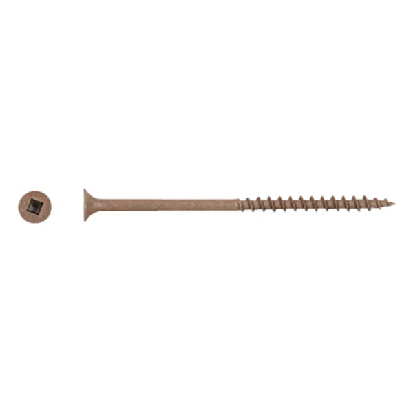 Brown Treated Wood Screw - 3-1/2-in - 175/Box