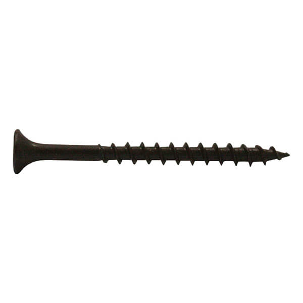 Brown Treated Wood Screw - 4-in - 100/Box