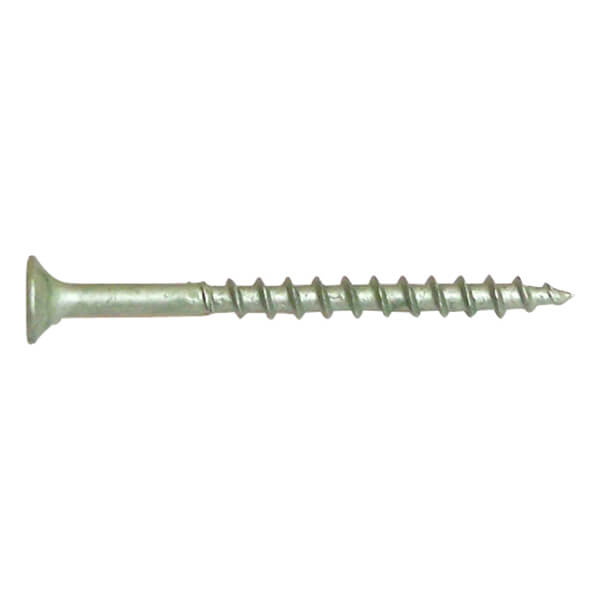 Green Treated Wood Screw - 4-in - 100/Box