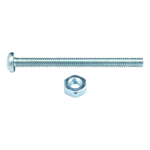 Pan-Head Machine Screws with Nut - #8