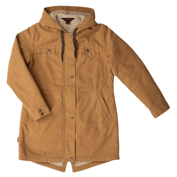 Tough Duck Ladies Lined Sherpa Jacket - Brown