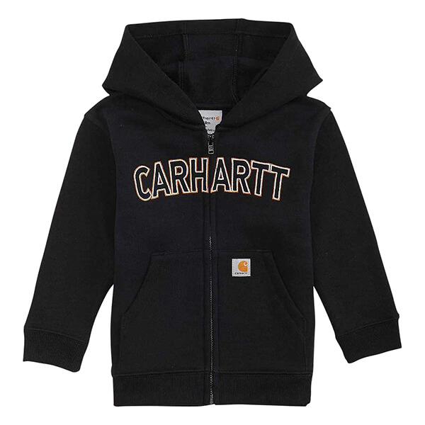 Carhartt Kids Logo Fleece Sweatshirt - Caviar Black - 3T