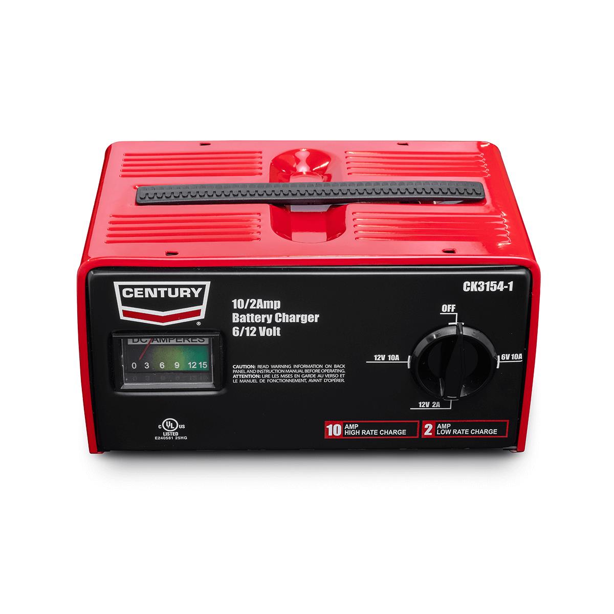 Century Manual Battery Charger - 10/2 Amp