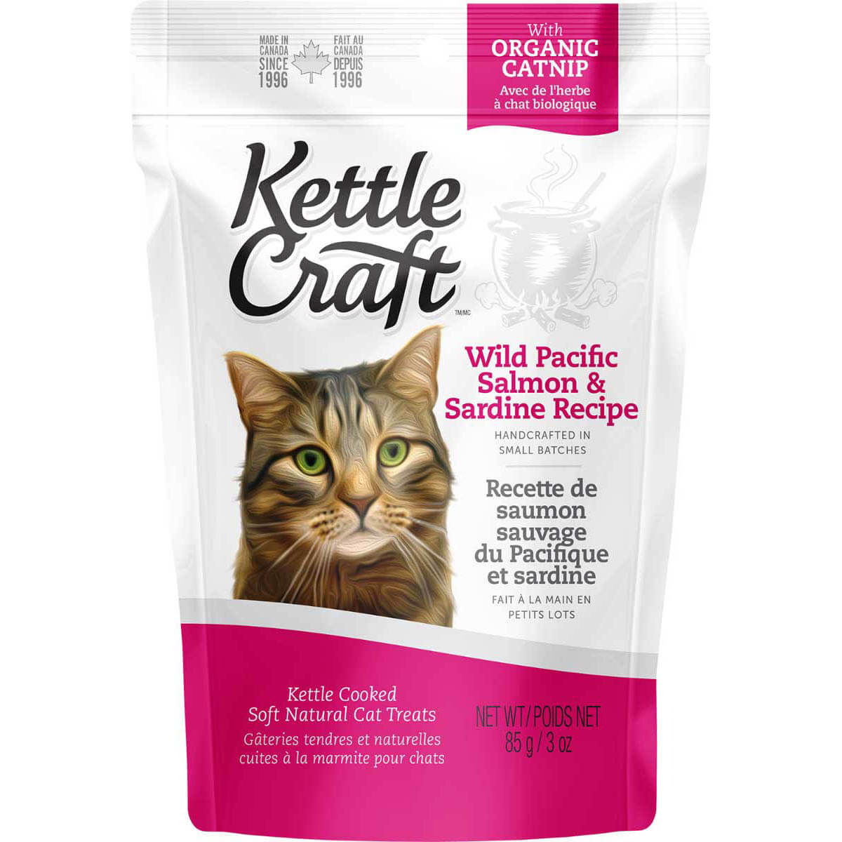 Kettle Craft Salmon Recipe Cat Treats - 85 g