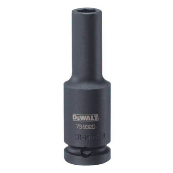 DEWALT® 6-Point Deep Impact Socket - 1/2" Drive - Imperial