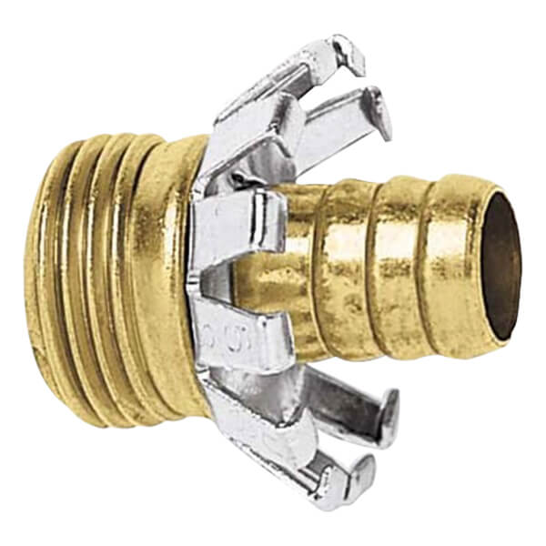 Gilmour C12M Male Brass Hose Coupler - 1/2-in