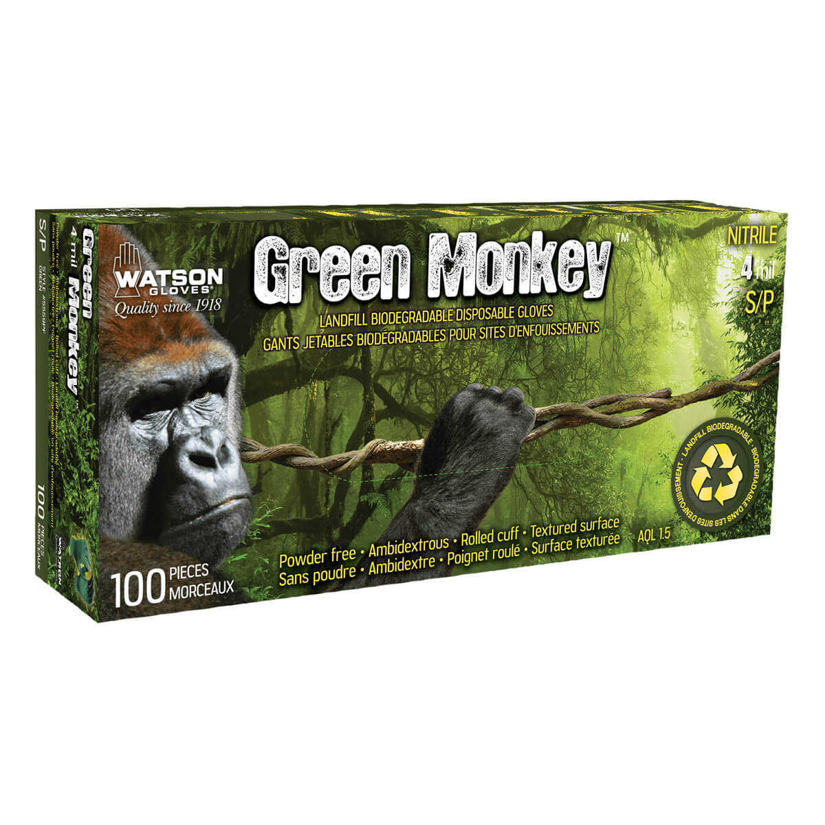 Green Monkey Gloves - L