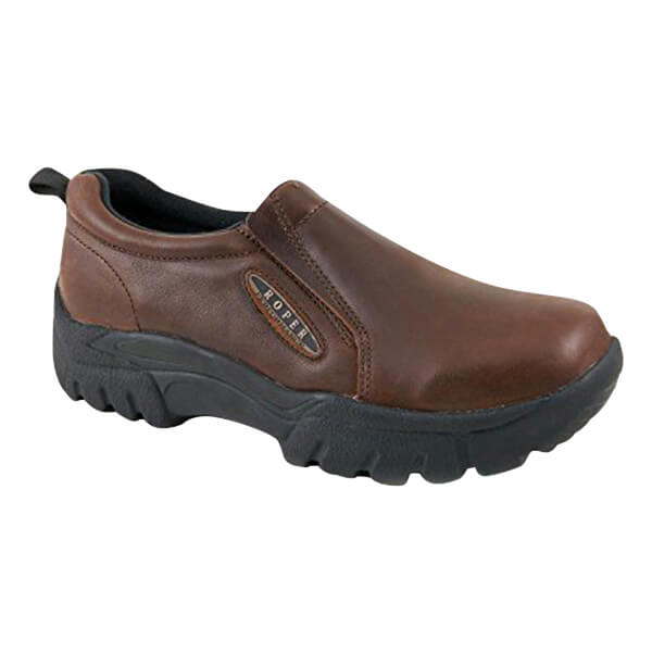 Men's Roper Western Shoes - Sport Slip-On - Brown