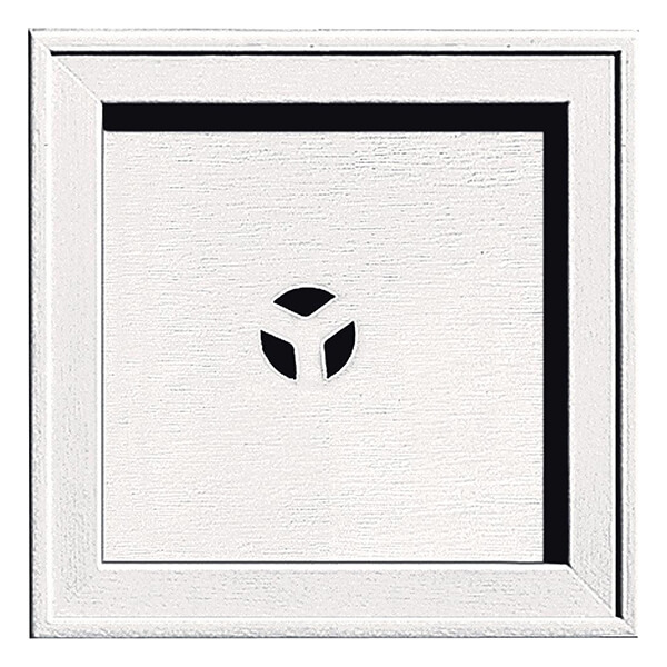 Kaycan Recessed Square Mounting Block - White