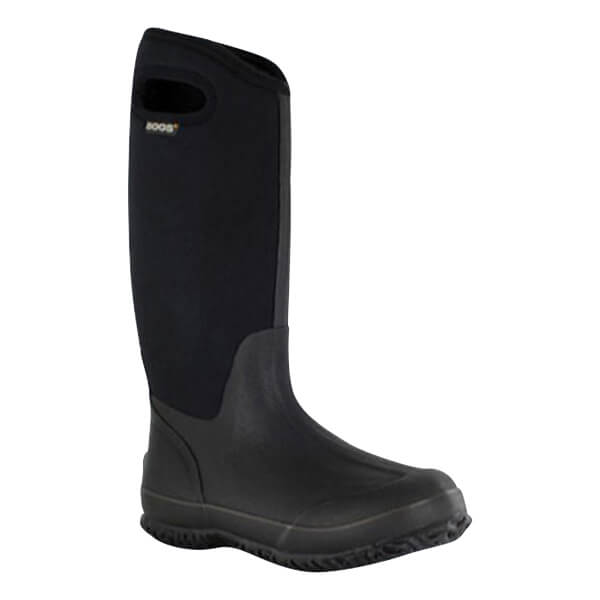 Women's Bogs Classic High with Handles, Black - Size 8