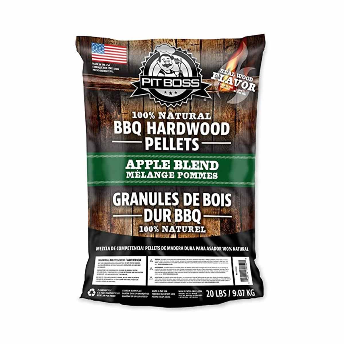 BBQ Hardwood Pellets - Apple Blend - 40 lb