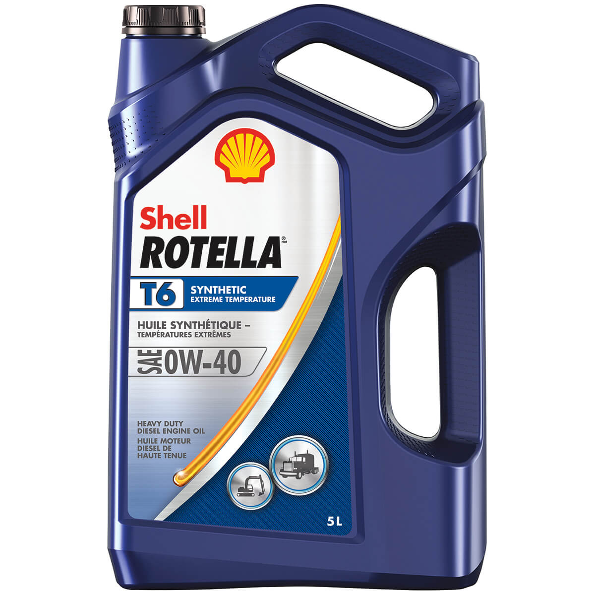 Shell Rotella T6 Triple Protection Synthetic 0W-40 - 5 L