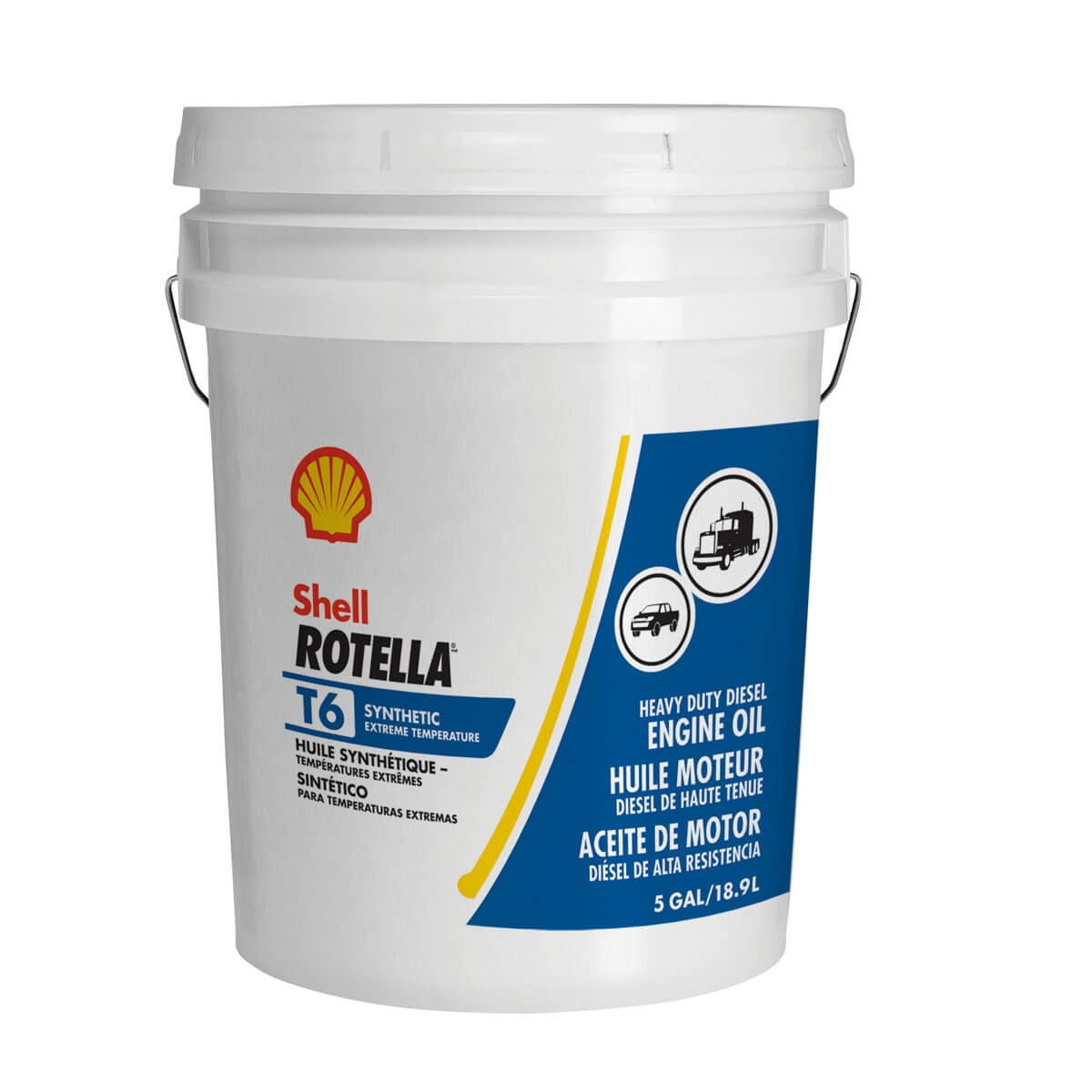 Shell Rotella T6 Triple Protection Synthetic 0W-40 - 18.9 L