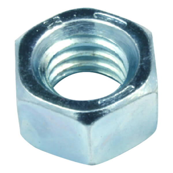 Hexagonal Nut - Grade 5 Steel - 3/8-in X 16 Pitch - 100 Pack