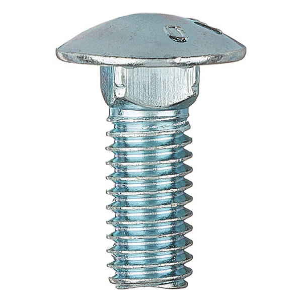 Round Head Carriage Bolts - 3/8"