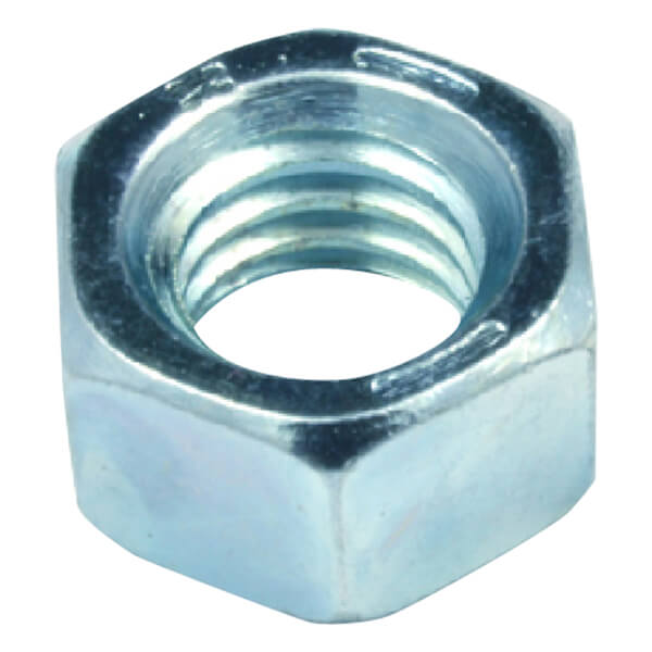 Hexagonal Nut - Grade 5 Steel - 5/16-in X 18 Pitch - 100 Pack