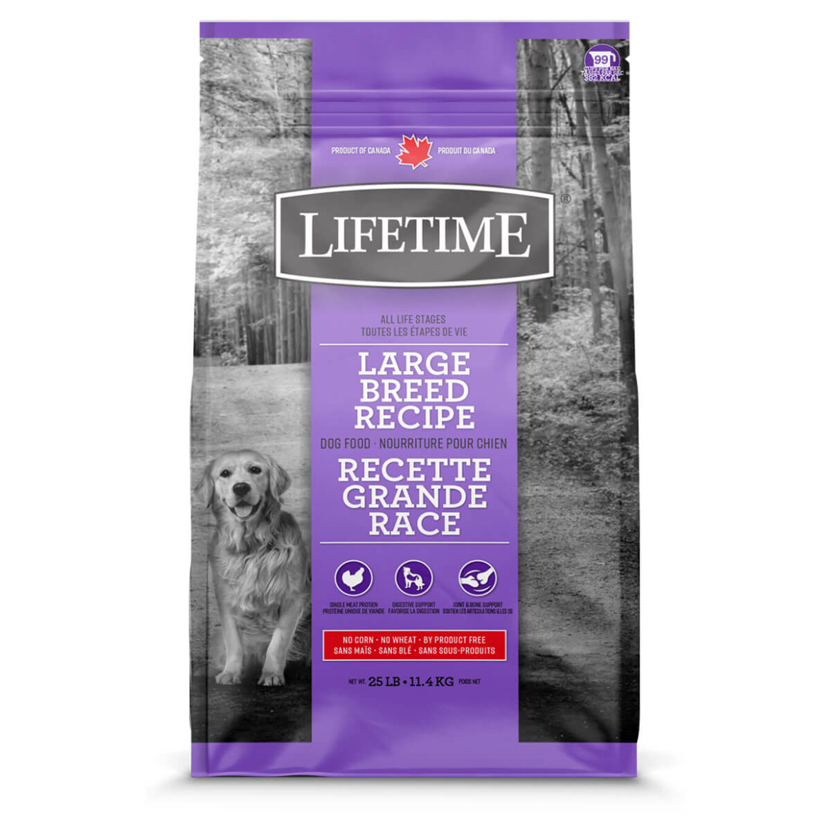 Lifetime Large Breed Chicken Dog Food - 11.4 kg