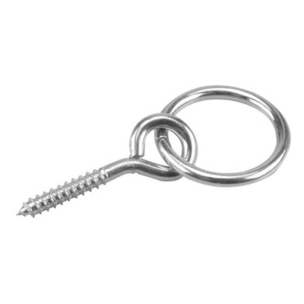 Steel Hitching Ring Steel with Lag Screw - 2-1/2-in