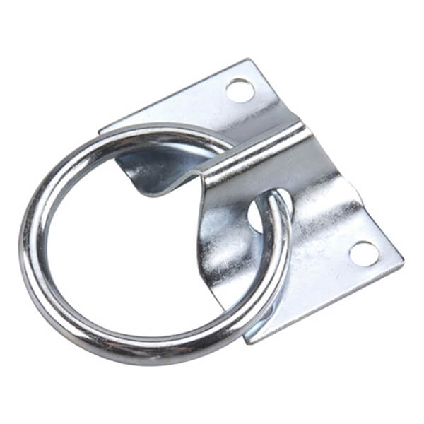 Steel Hitching Ring with Plate - 2-in