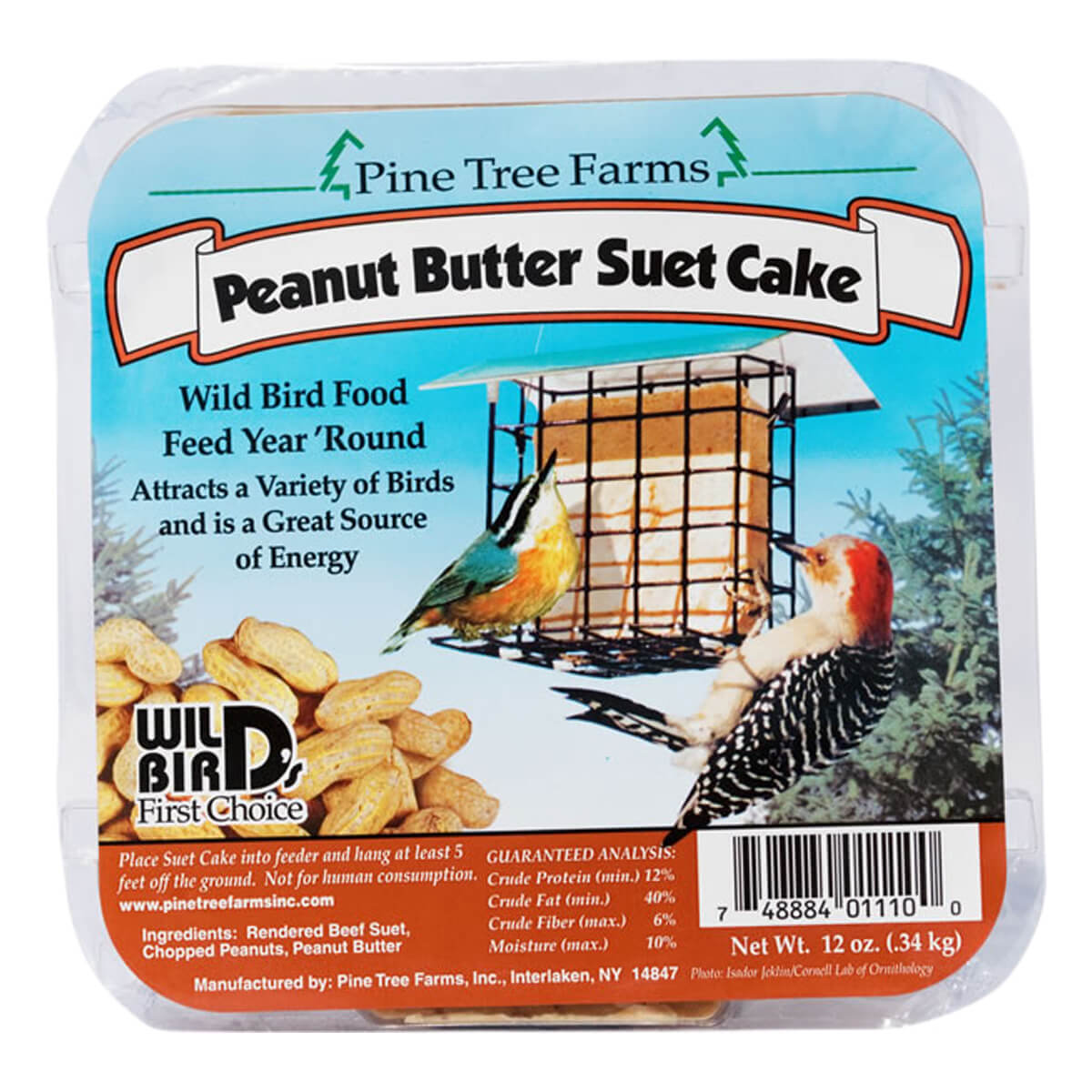 Pine Tree Farms Peanut Butter Suet Cakes
