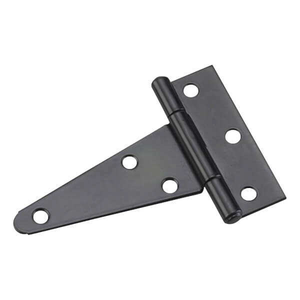 Heavy-Duty Gate T-Hinge - Black - 4-in - 2 Pack