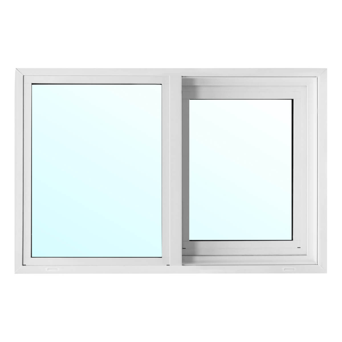 Metro PVC Slider Window with 2-3/4-in Jamb - Low-E Glass - 36-in x 30-in