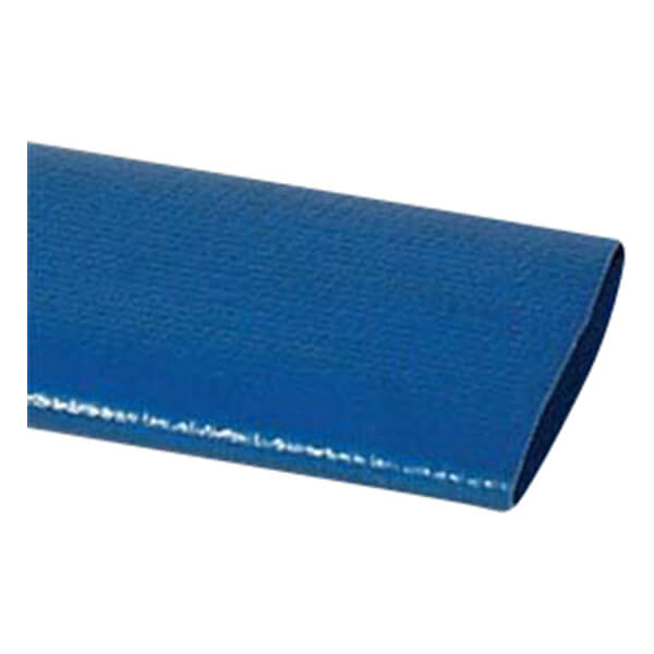 Blue Standard-Duty PVC Layflat Discharge Hose - 2-in - Price Per Ft