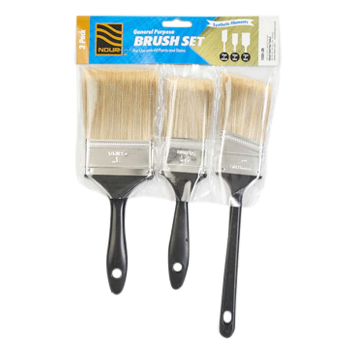 Nour 3 Pack Brush Set