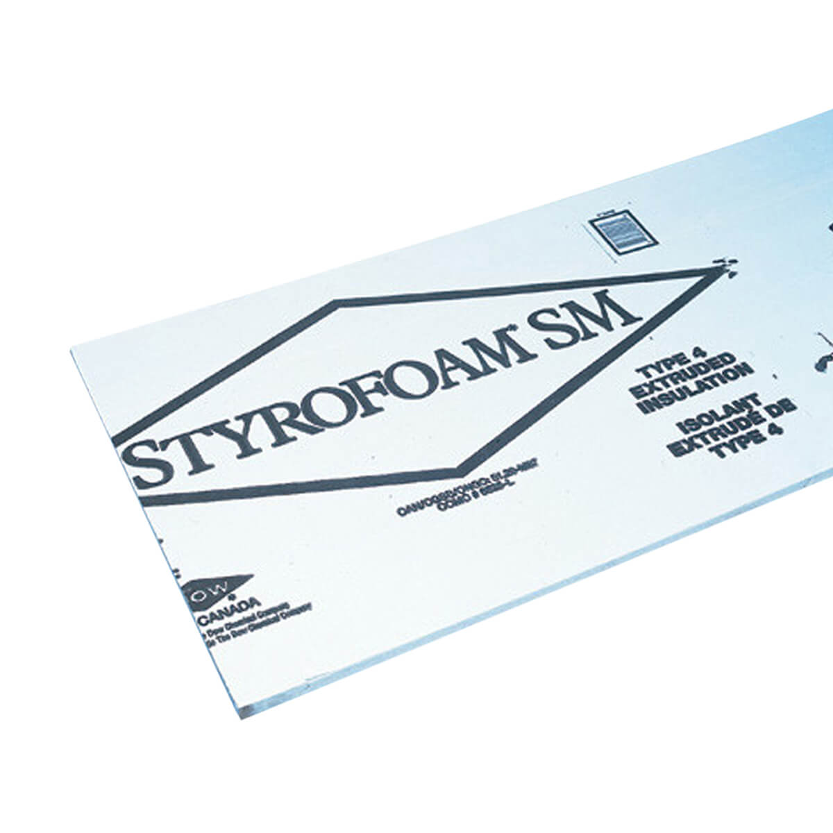 Styrofoam SM Insulation - 2-ft x 8-ft - 1 1/2-in