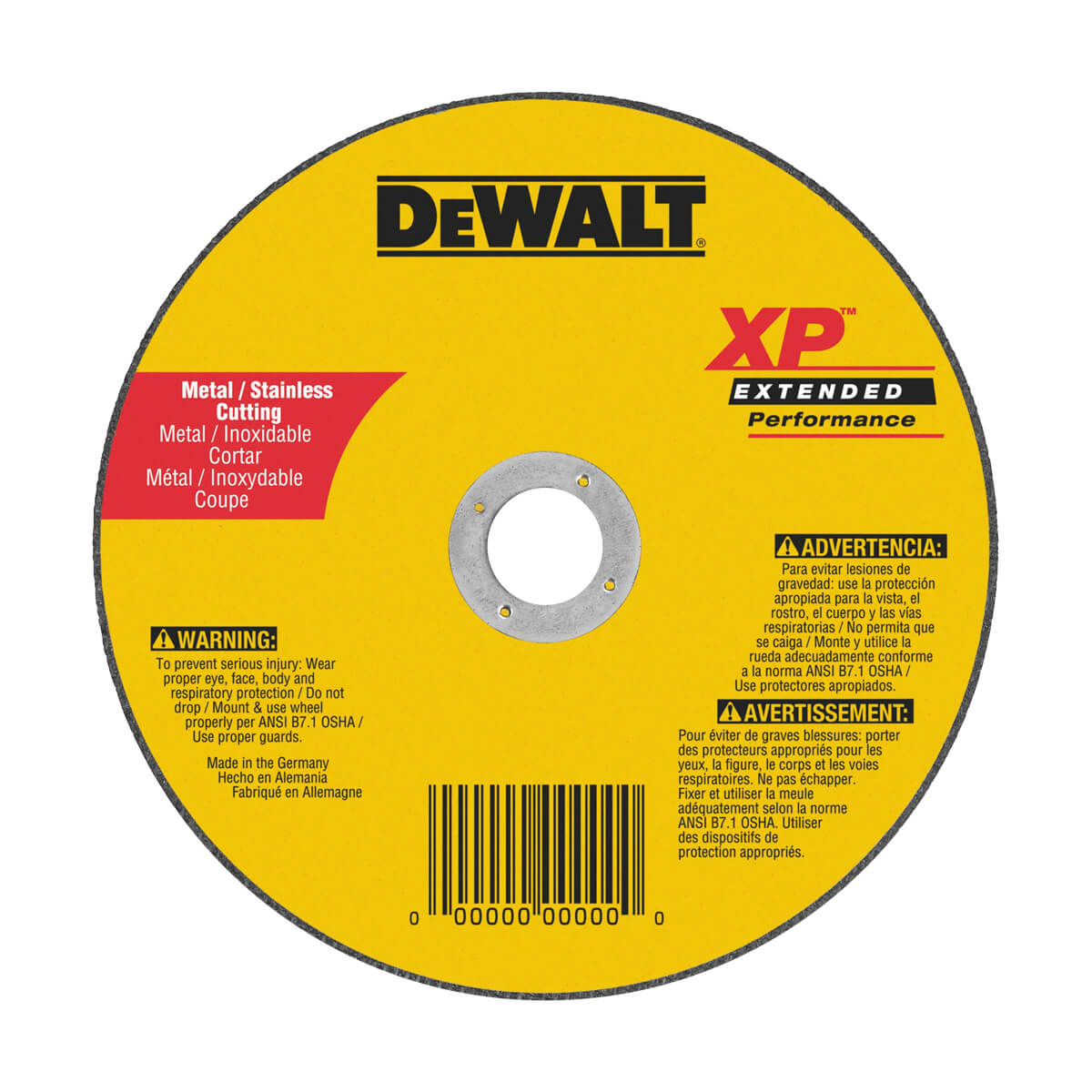 DEWALT Metal Cutting Wheel - 5-in x .045-in x 7/8-in