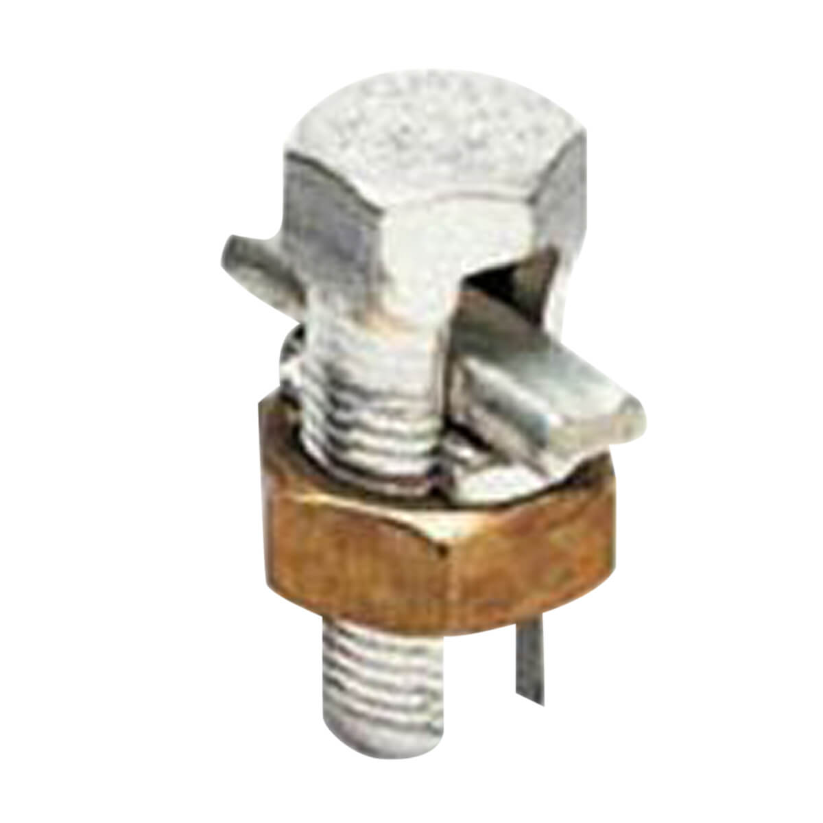 Split Bolt with Spacer Mechanical Cable Tap - Copper - 4 sol