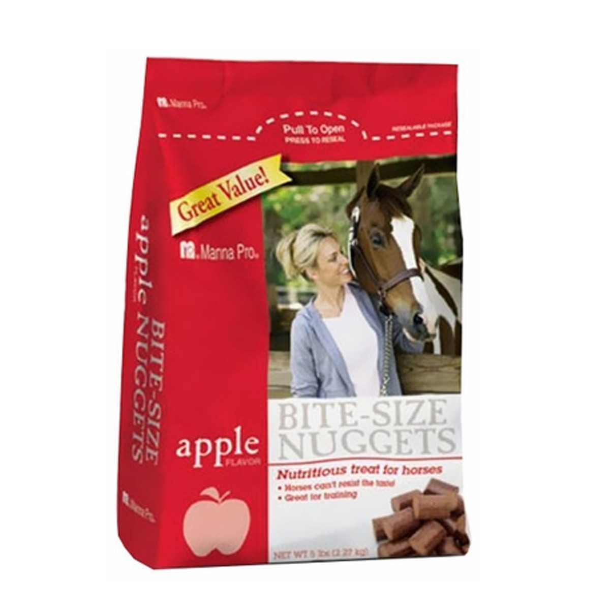 Bite-Sized Apple Nuggets for Horses - Apple - 5 lb