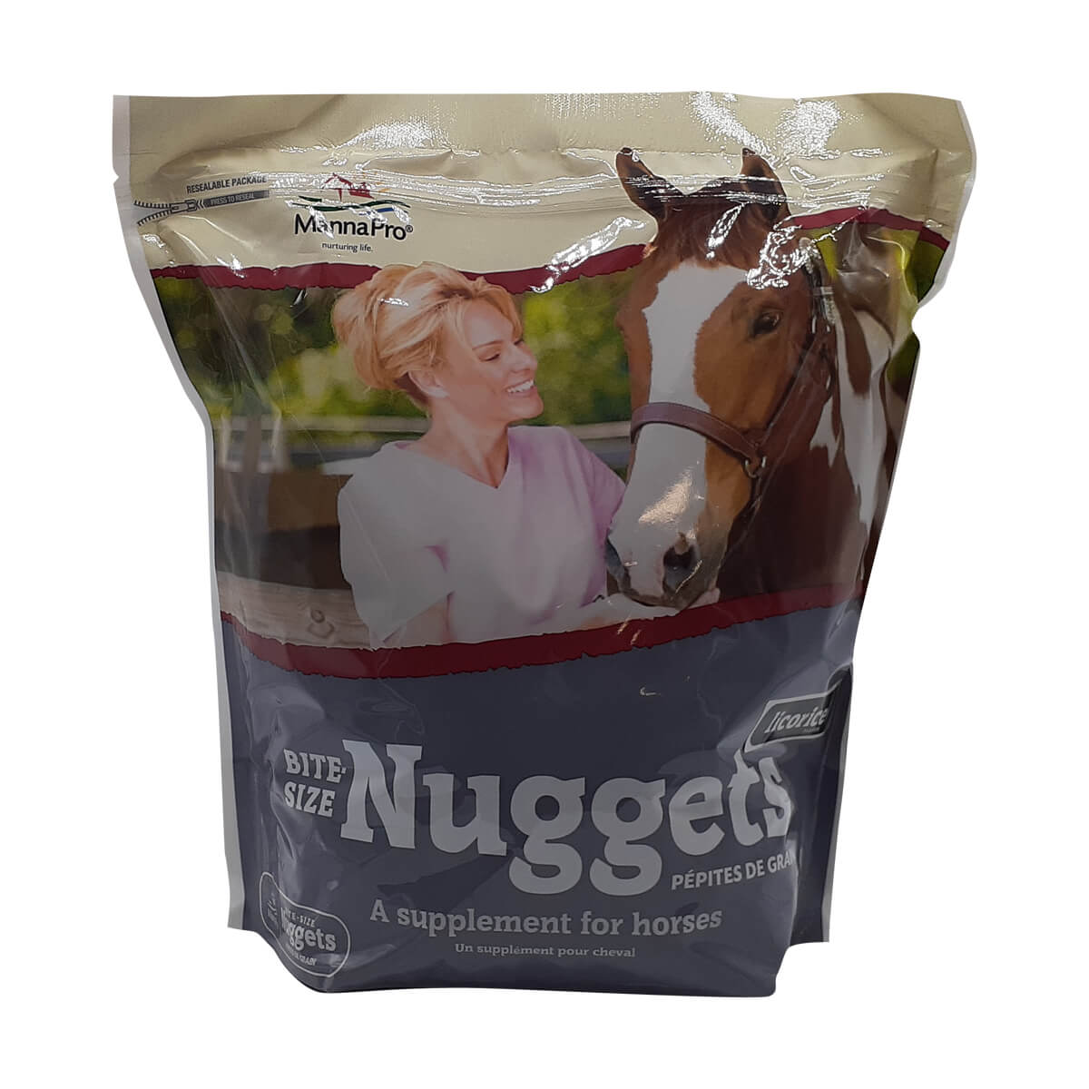 Bite-Sized Apple Nuggets for Horses - Licorice - 5 lb