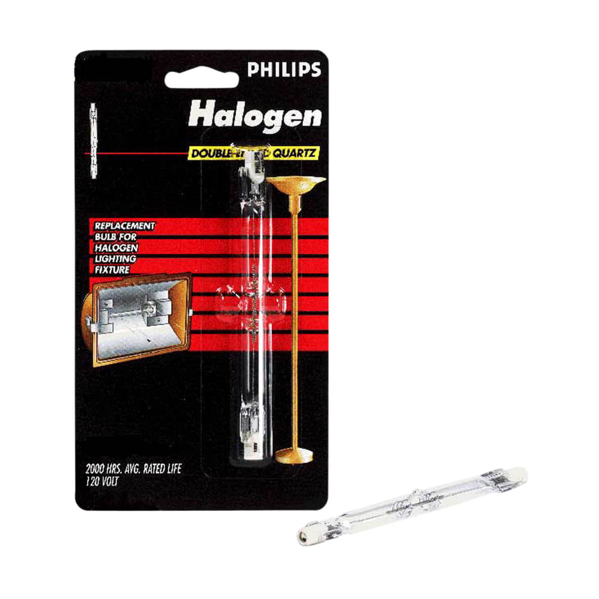 Philips Halogen Tube 500W T3 Quartz 119 mm - 2 pack