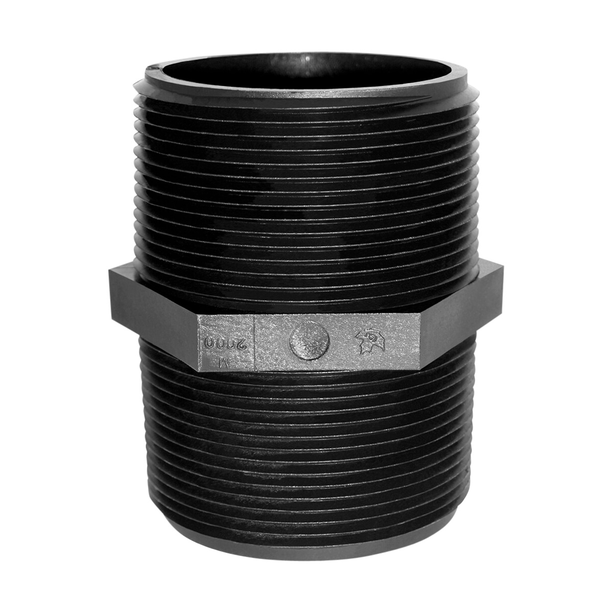 Hex Pipe Nipple MPT - 1-1/4-in x 1-1/4-in