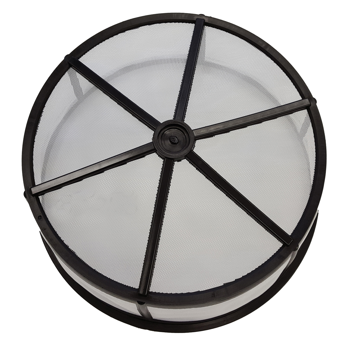 Basket Strainer - Poly with Nylon Mesh  - 15-in