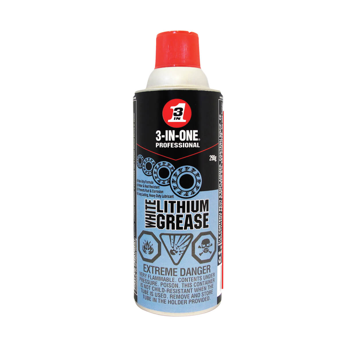 3-IN-1 Professional White Lithium Grease - 290 g