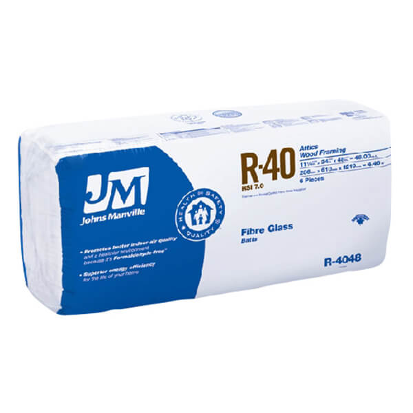 Johns Manville R40 Fiberglass Insulation R40 - 24-in