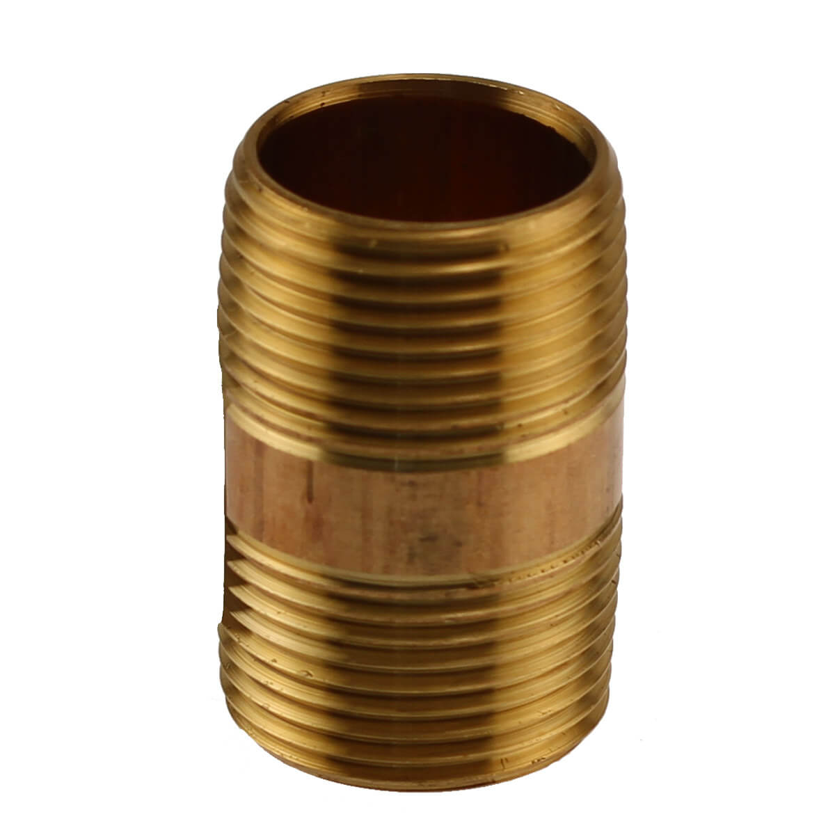 Brass Nipple - 1-in x 2-in