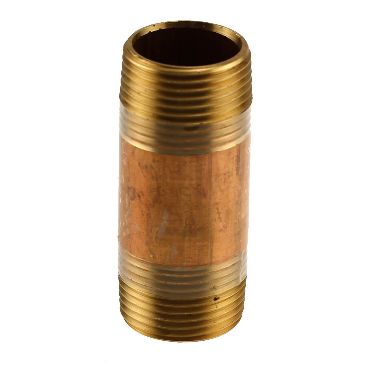 Brass Nipple - 1-in x 3-in