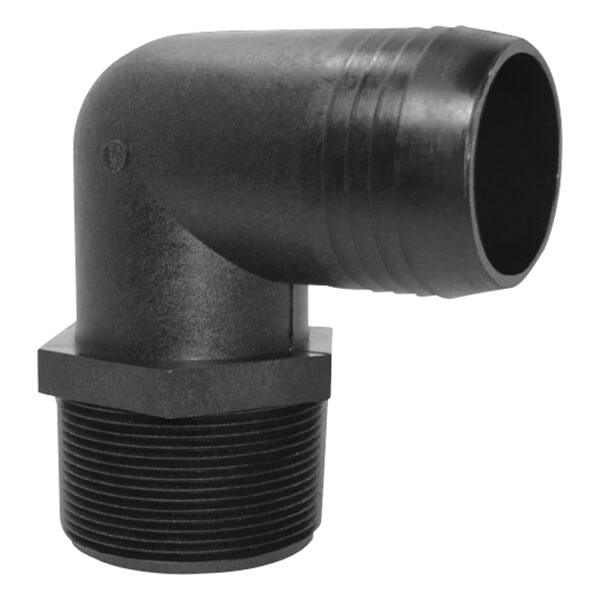 Elbow 1/4-in Male NPT x 3/8-in Hose Barb