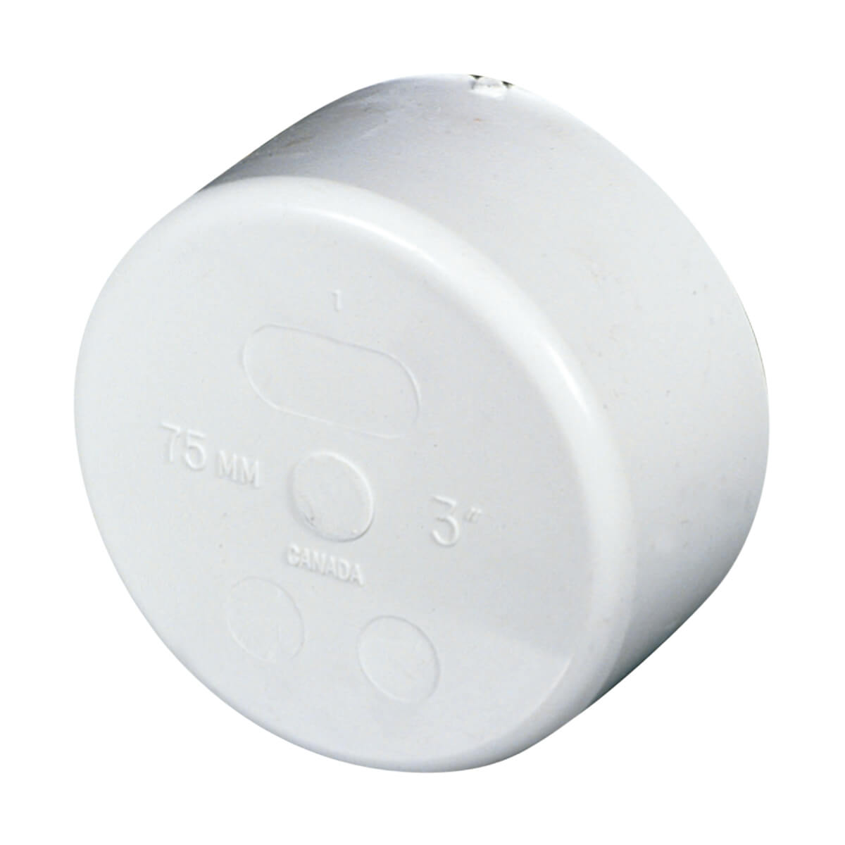 PVC-BDS Cap - Hub - 3-in