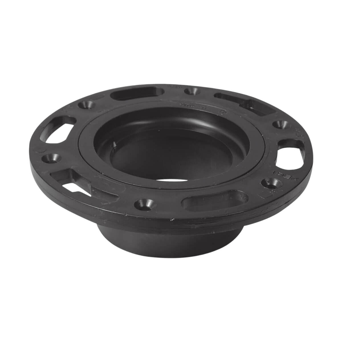 ABS-DWV Adjustable Closet Flange - Hub - 4-in x 3-in