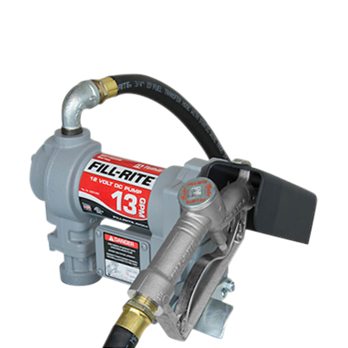 Fill-Rite SD1202G 12V Fuel Pump with Hose and Manual Nozzle