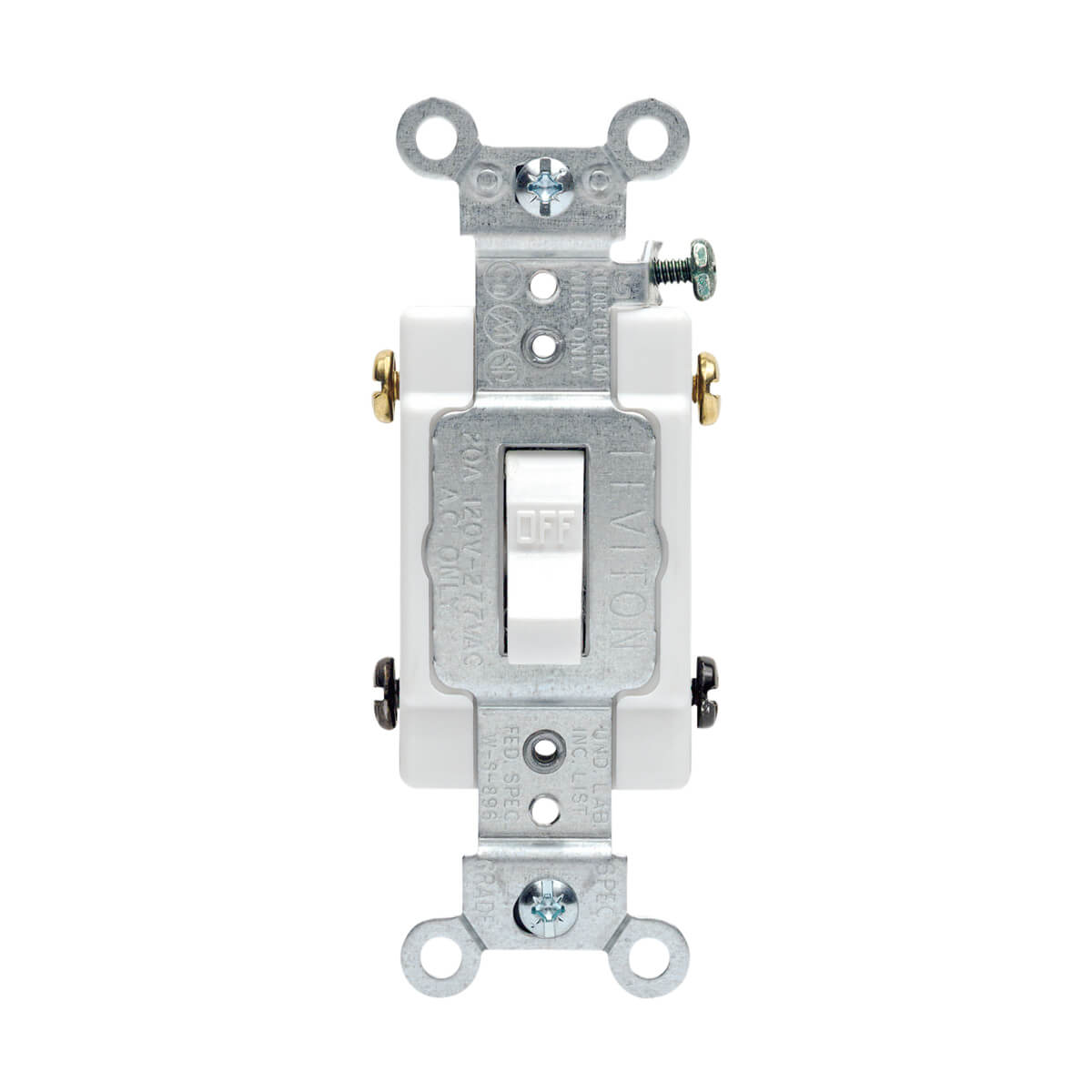 Toggle Double-Pole AC Quiet Switch