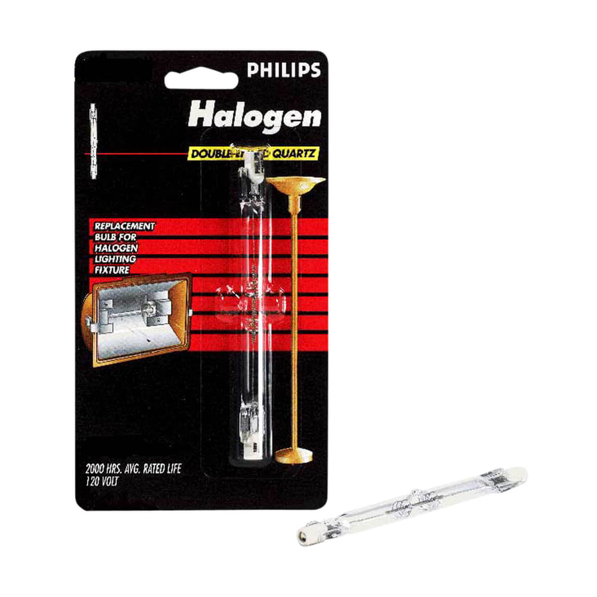 Philips Halogen Tube 300W T3 Quartz 119 mm - 2 pack