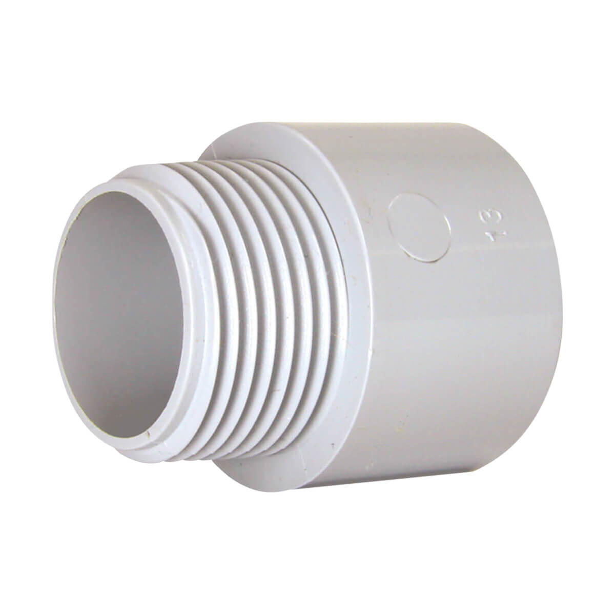 PVC Conduit Terminal Adapter - Hub x MPT - M - 1/2-in