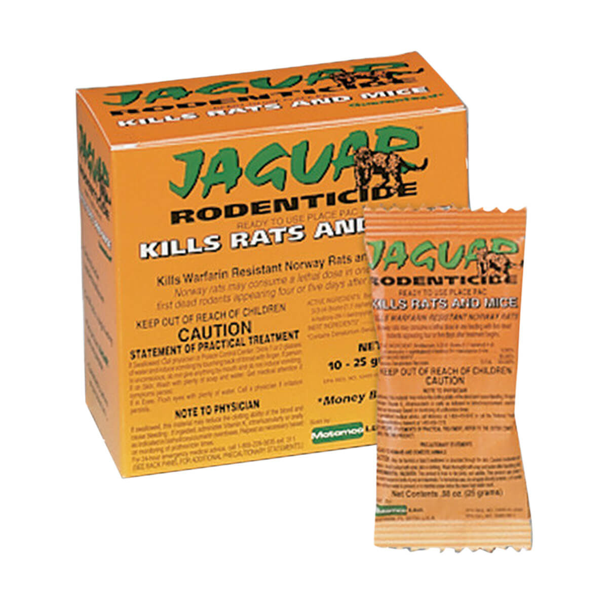 Jaguar Rodenticide - 10 x 20 grams