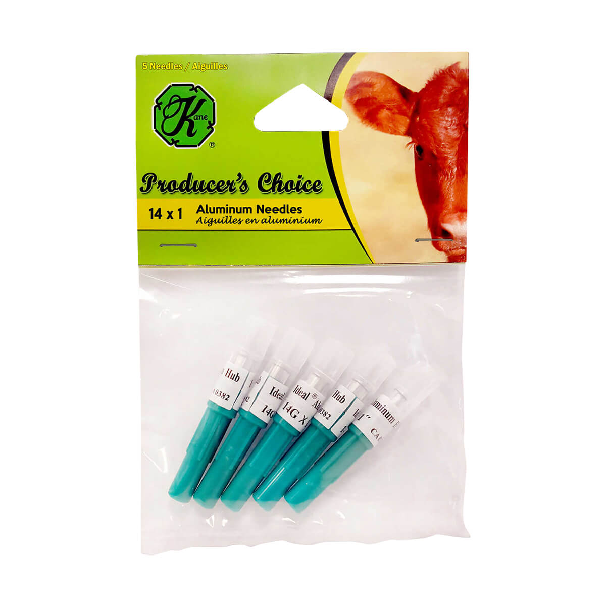 Disposable Alumimum Needles 5 pack - 14 x 1-in