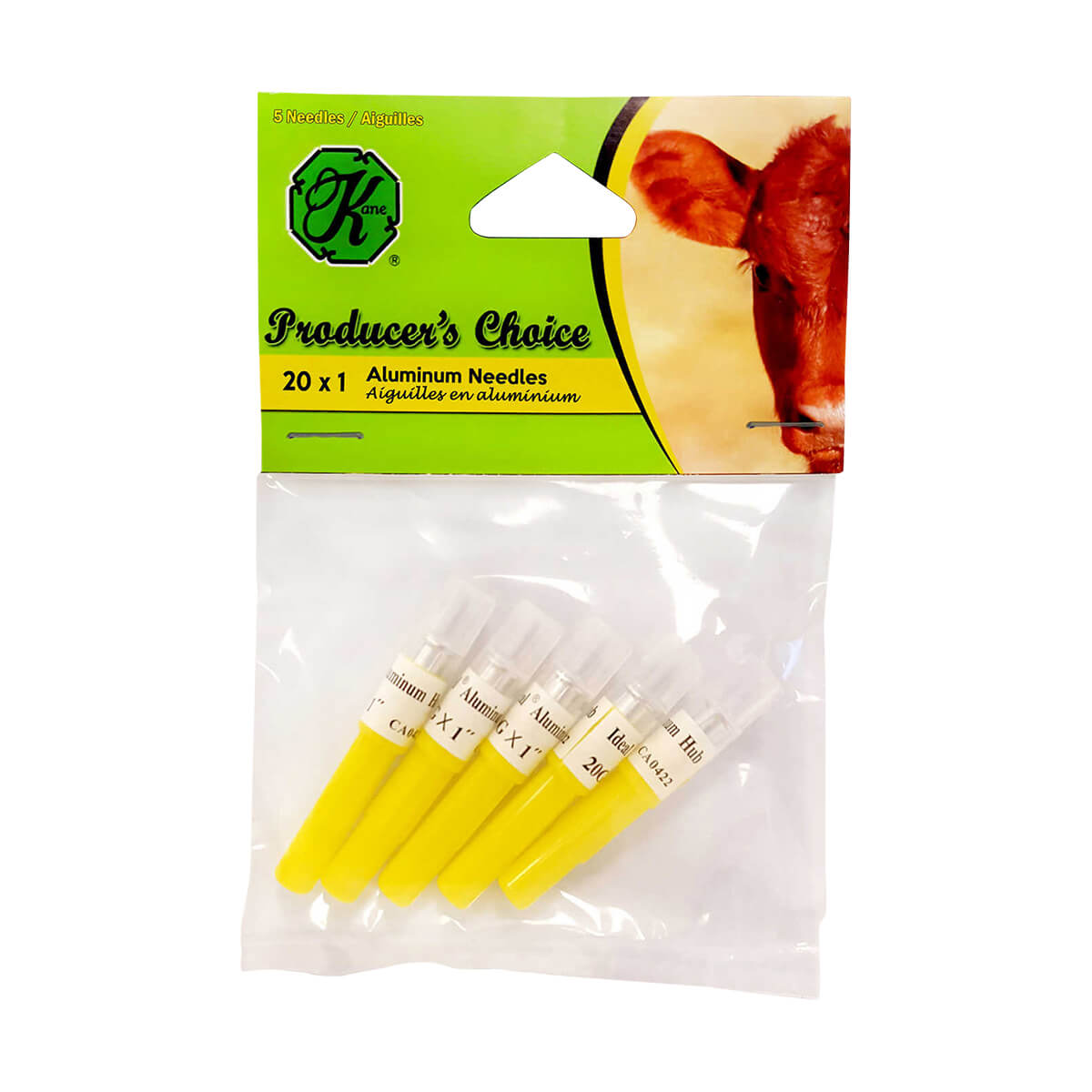 Disposable Alumimum Needles 5 pack - 20 x 1-in